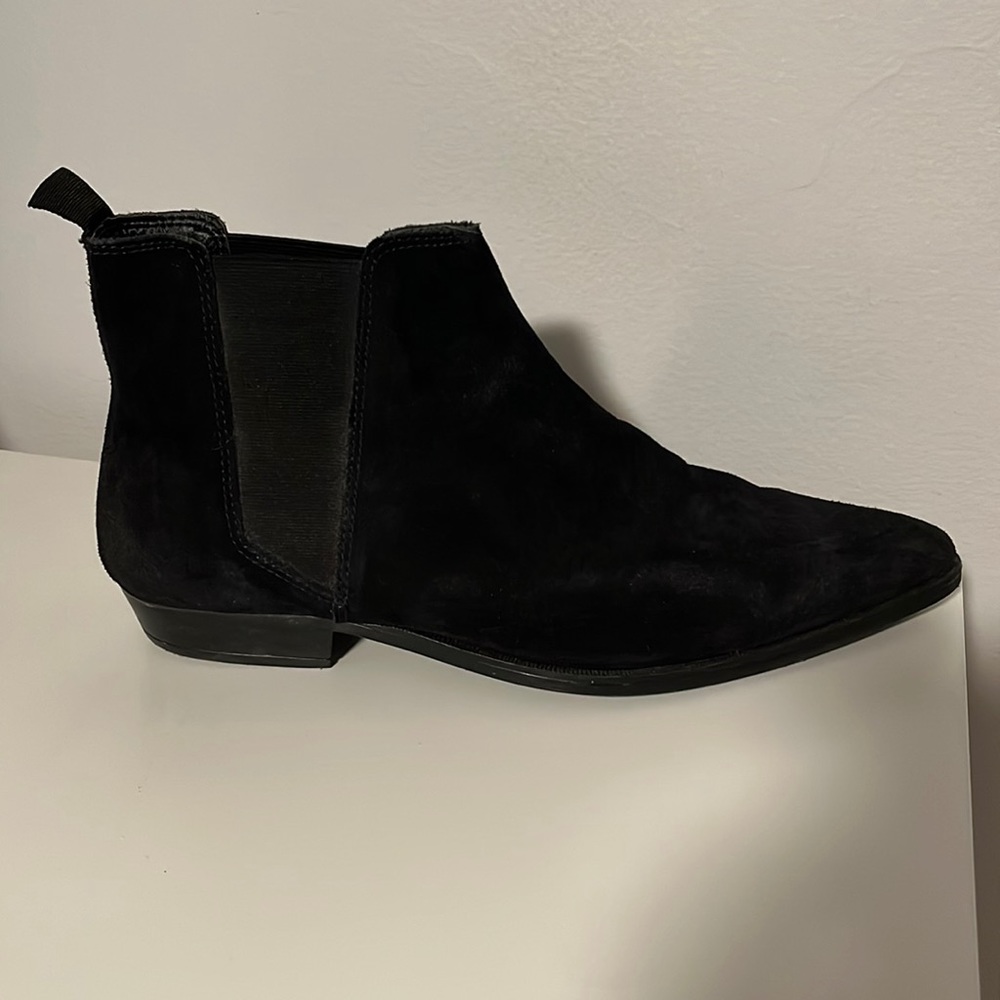 Navy Blue Men Boots - ASOS brand.